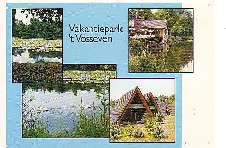 Ansichtkaart 	Stamproy	 't Vosseven	Vakantiepark	4-luik, Verzenden, 1980 tot heden, Gelopen, Noord-Brabant