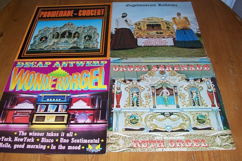 DRAAIORGEL LP'S 8 STUKS, LP, Gebruikt, Overige genres, Ophalen of Verzenden