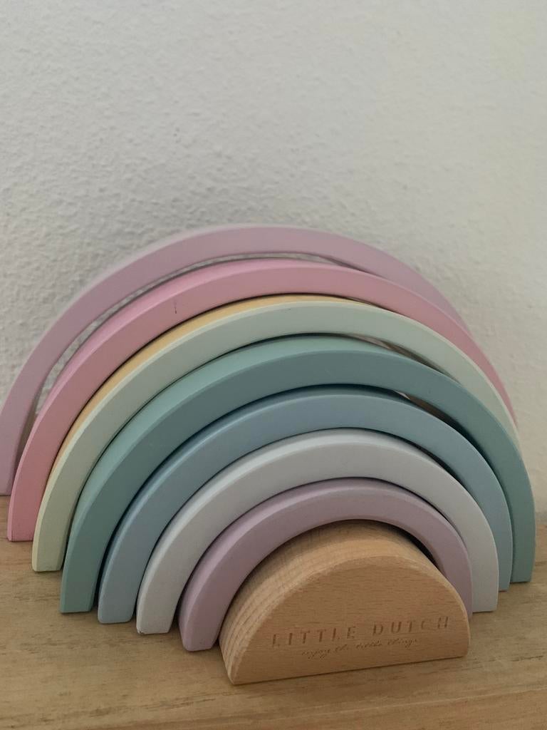 Little dutch regenboog hout speelgoed, Ophalen of Verzenden, Zo goed als nieuw