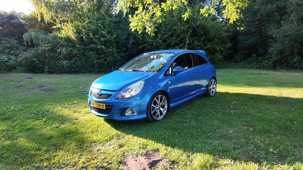 Opel Corsa 1.6 OPC - 2008 - Blauw - nieuwe apk - 192 pk, Auto's, Blauw, Leder en Stof, Handgeschakeld, Particulier
