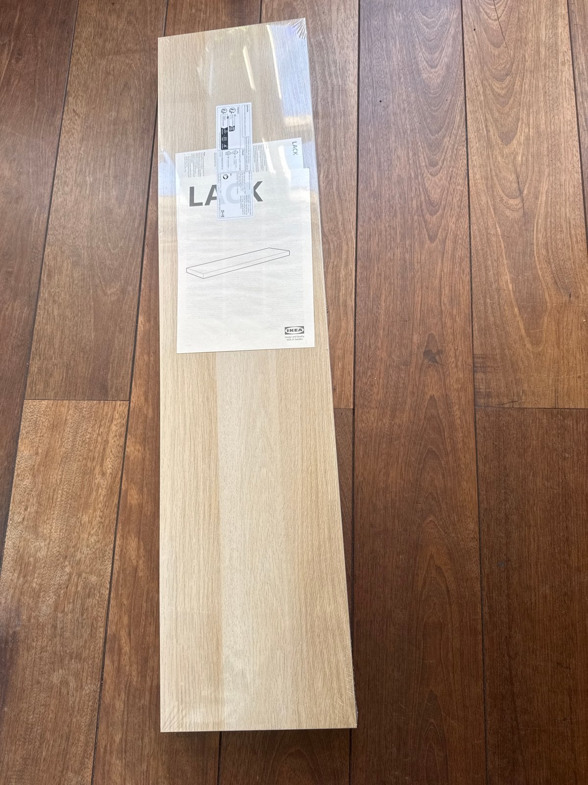 Nieuwe IKEA LACK wandplank, licht eiken effect, Ophalen, Nieuw