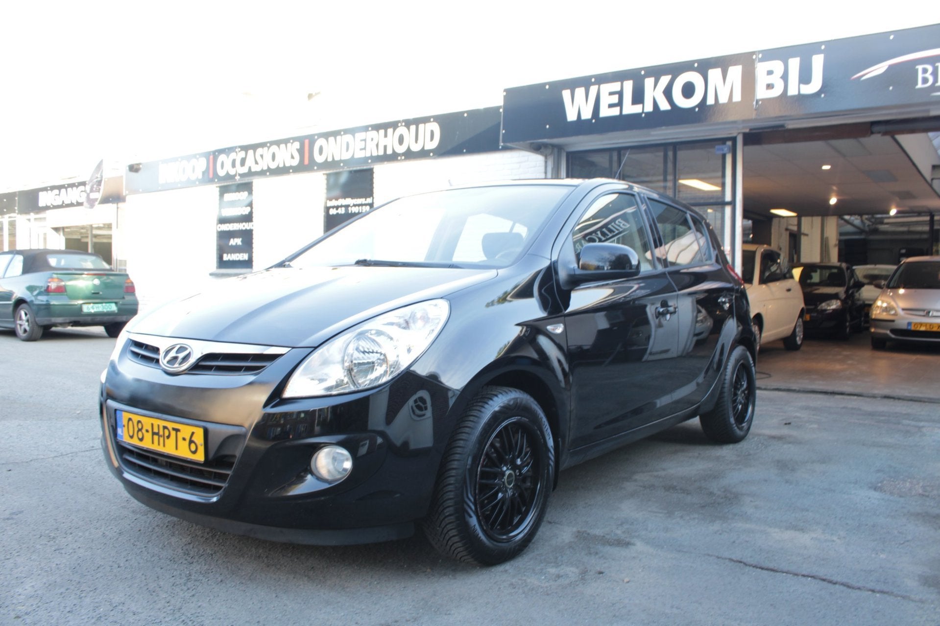 Hyundai I20 1.2i DynamicVersion / Airco / Elektrische ramen, Auto's, Gebruikt, 4 cilinders, Zwart, Origineel Nederlands