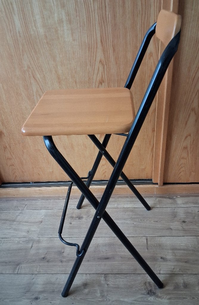 2 HOGE KRUKKEN INKLAPBAAR, Gebruikt, Met voetsteun, Ophalen of Verzenden, 90 cm of meer