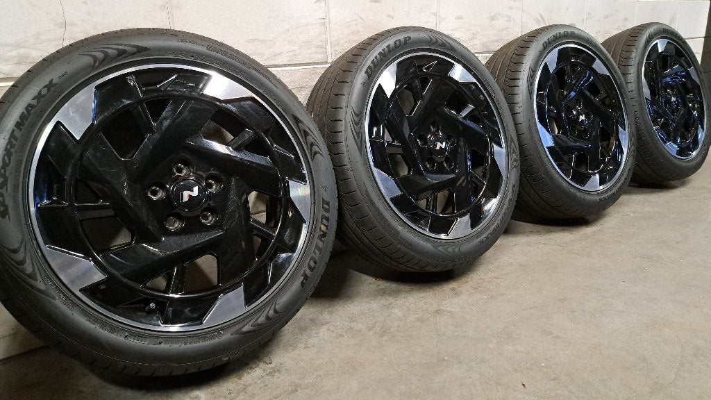 Bi-color N-Line velgen Hyundai Kona Niro 235/45/19 nieuw!, Auto-onderdelen, 19 inch, Banden en Velgen, Nieuw, Ophalen of Verzenden