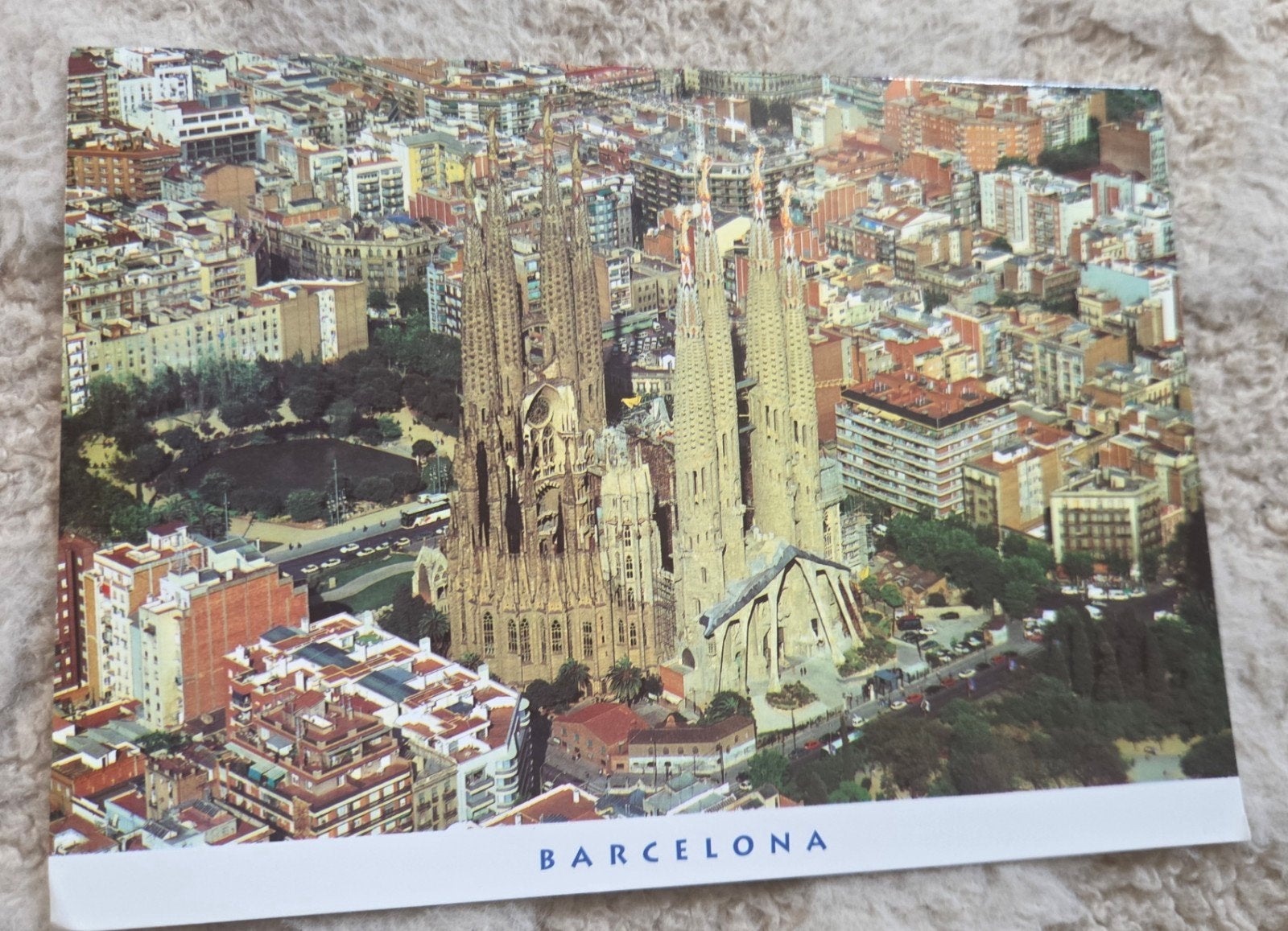 Ansichtkaart Sagrada Familia Barcelona, Verzamelen, Verzenden, 1980 tot heden, Ongelopen, Spanje