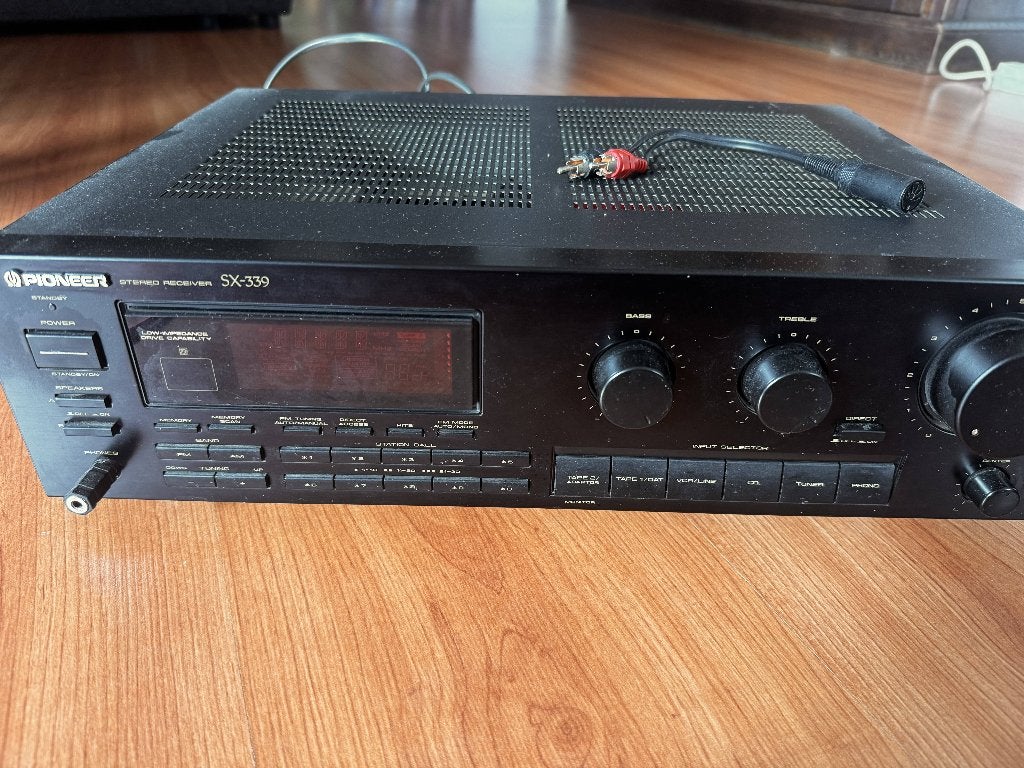 Pioneer SX 339 versterker + speakers, Audio, Tv en Foto, Versterkers en Receivers, Ophalen, Gebruikt, 60 tot 120 watt, Pioneer