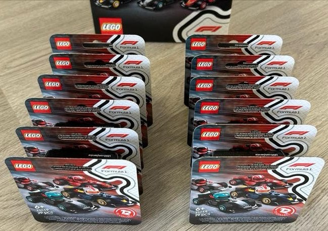 Set 12x verschillende LEGO 71049 Collectibles F1 Cars NIEUW, Ophalen of Verzenden, Nieuw