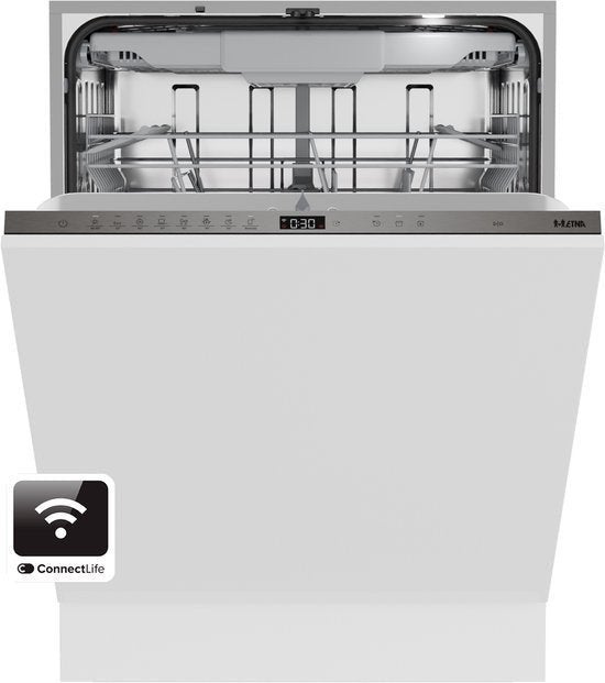ETNA inbouwvaatwasser VW342CP - 16 couverts, Minder dan 10 liter, Ophalen of Verzenden, Inbouw, 45 tot 60 cm