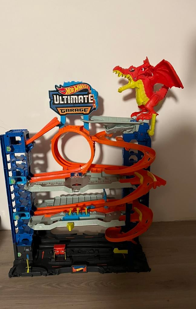 Hot Wheels Ultimate Garage, Ophalen, Racebaan, Zo goed als nieuw, Hot Wheels