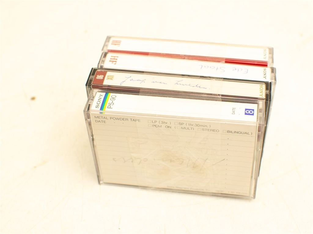 4 sony cassettebandjes 31905, Ophalen of Verzenden, Gebruikt, Overige genres, 1 bandje