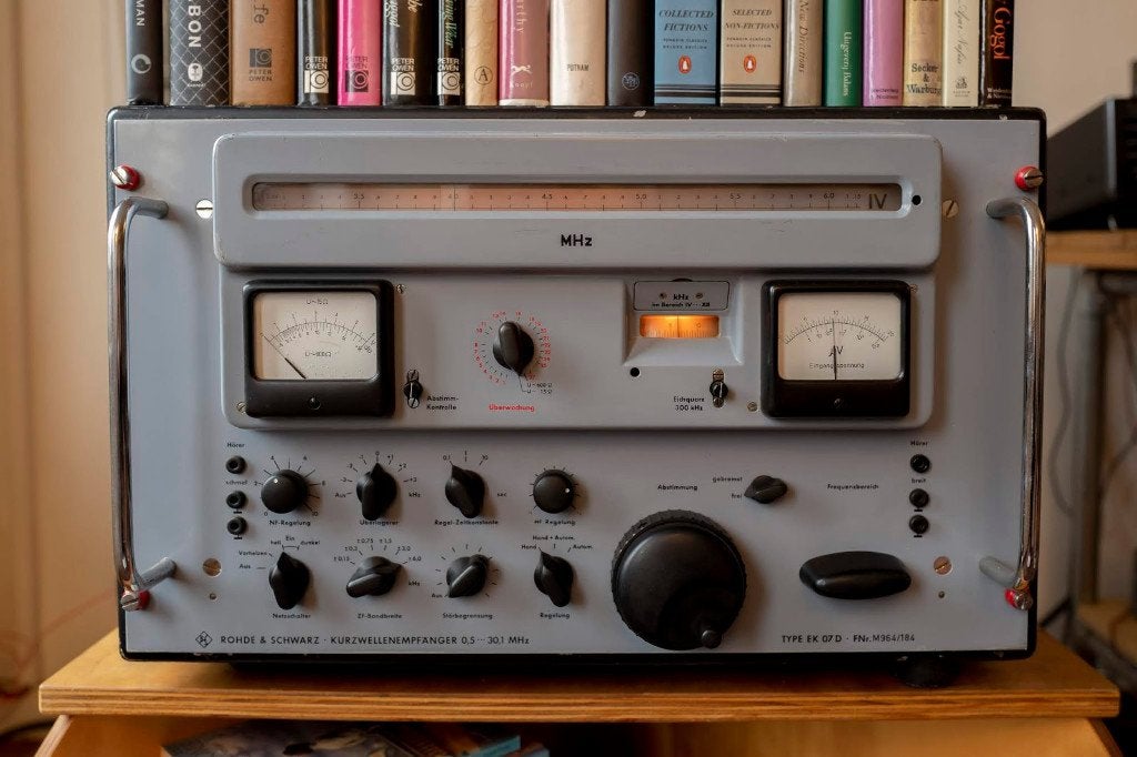 1957 Rohde & Schwarz EK07 D kortegolf ontvanger, Ophalen, Gebruikt, Ontvanger