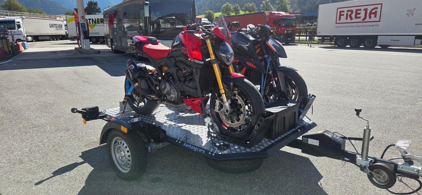 Lorries mt2 inklapbare aanhangwagen type mt2 kleur zwart, Ophalen, Zo goed als nieuw