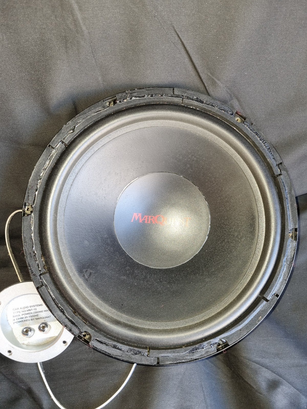 Marquant MBT-12 Car Audio Subwoofer - 440 Watt, Auto diversen, Ophalen of Verzenden, Gebruikt