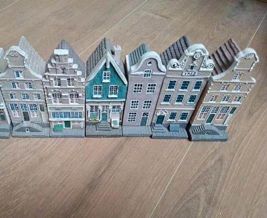 6 grachtenhuisjes Blokker, Verzamelen, Beelden en Beeldjes, Ophalen of Verzenden, Gebruikt, Overige typen