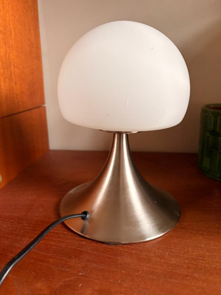 Mushroom lamp met touch control, 3 standen, mat glas, Ophalen of Verzenden, Gebruikt