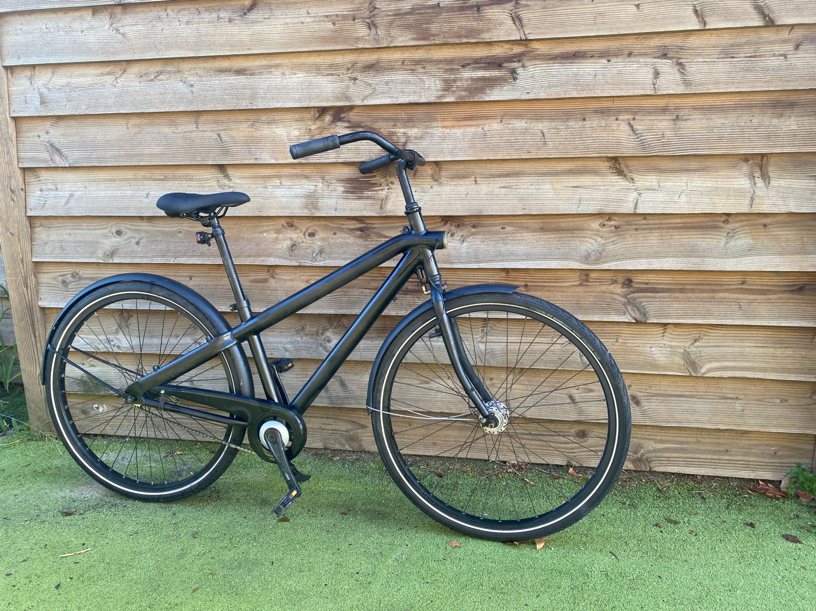Zwarte VANMOOF VAN MOOF, Fietsen en Brommers, Minder dan 10 versnellingen, Gebruikt, 56 cm of meer, Ophalen