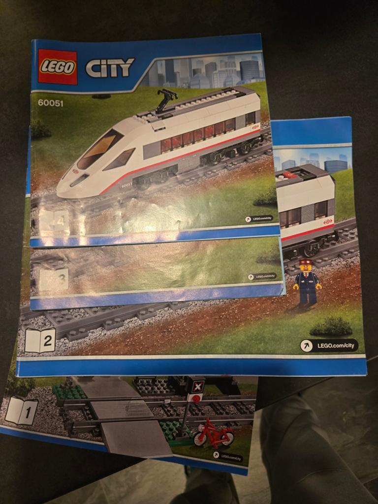 LEGO City Trein 60051 (Hogesnelheidstrein), Lego, Ophalen of Verzenden, Complete set, Inclusief minifiguren