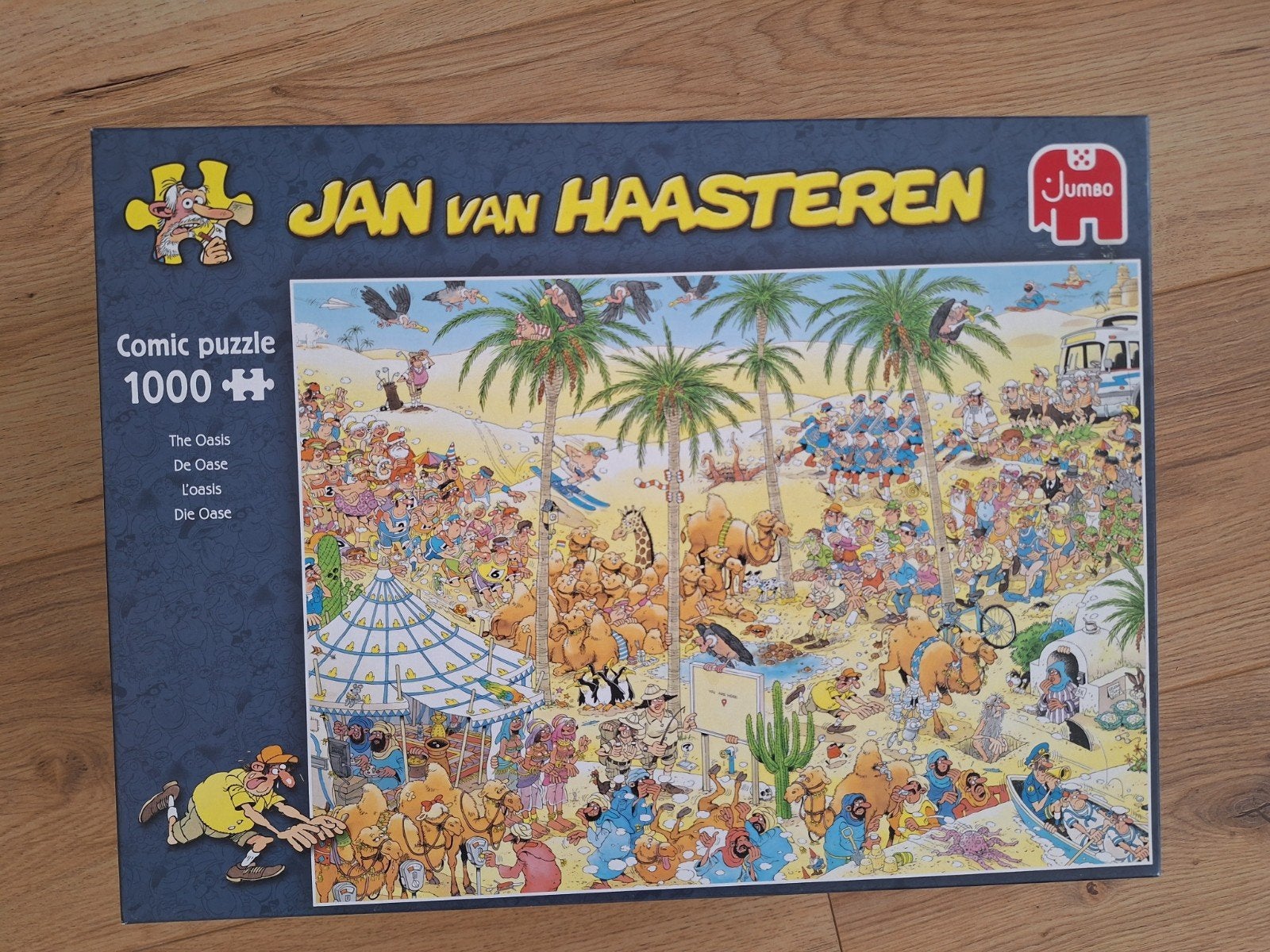 Jan van Haasteren De Oase 1000 stukjes legpuzzel, Ophalen, 500 t/m 1500 stukjes, Gebruikt, Legpuzzel