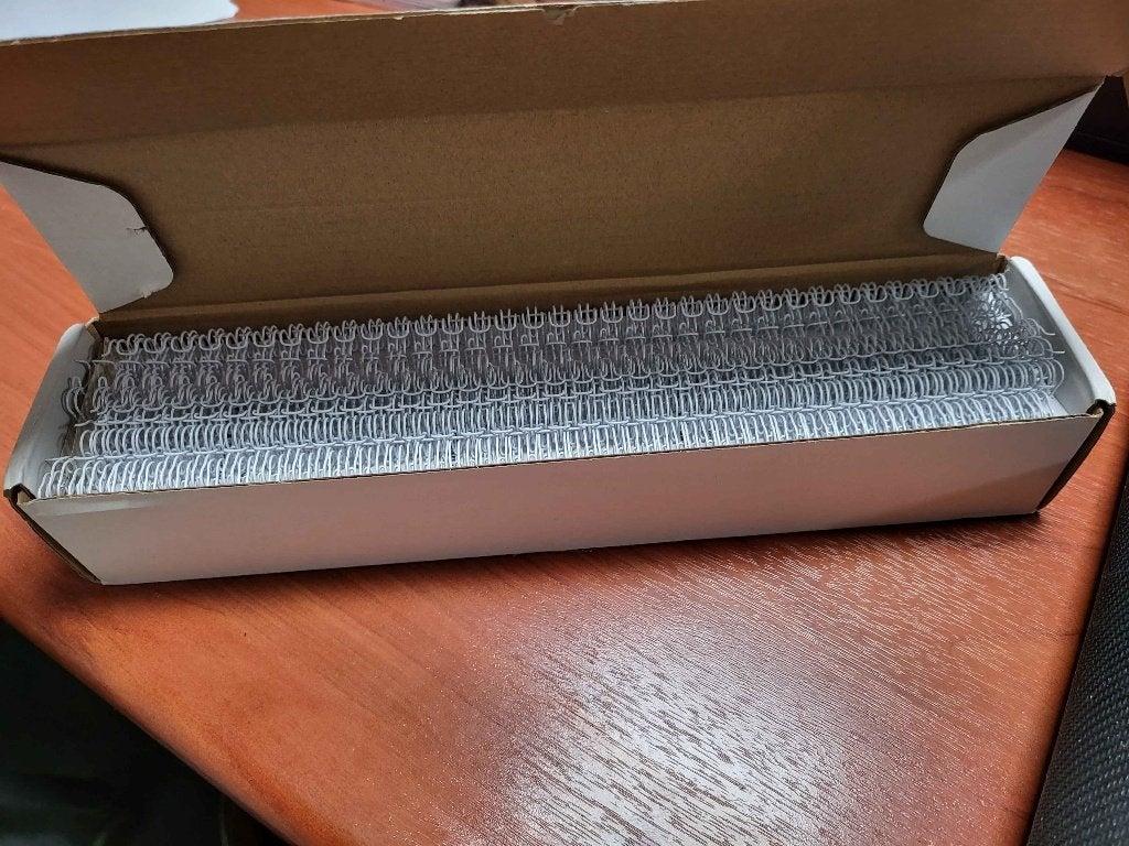 100x Witte Wire-O Bindringen A4 – 3:1 – 6,4 mm, Verzenden, Nieuw