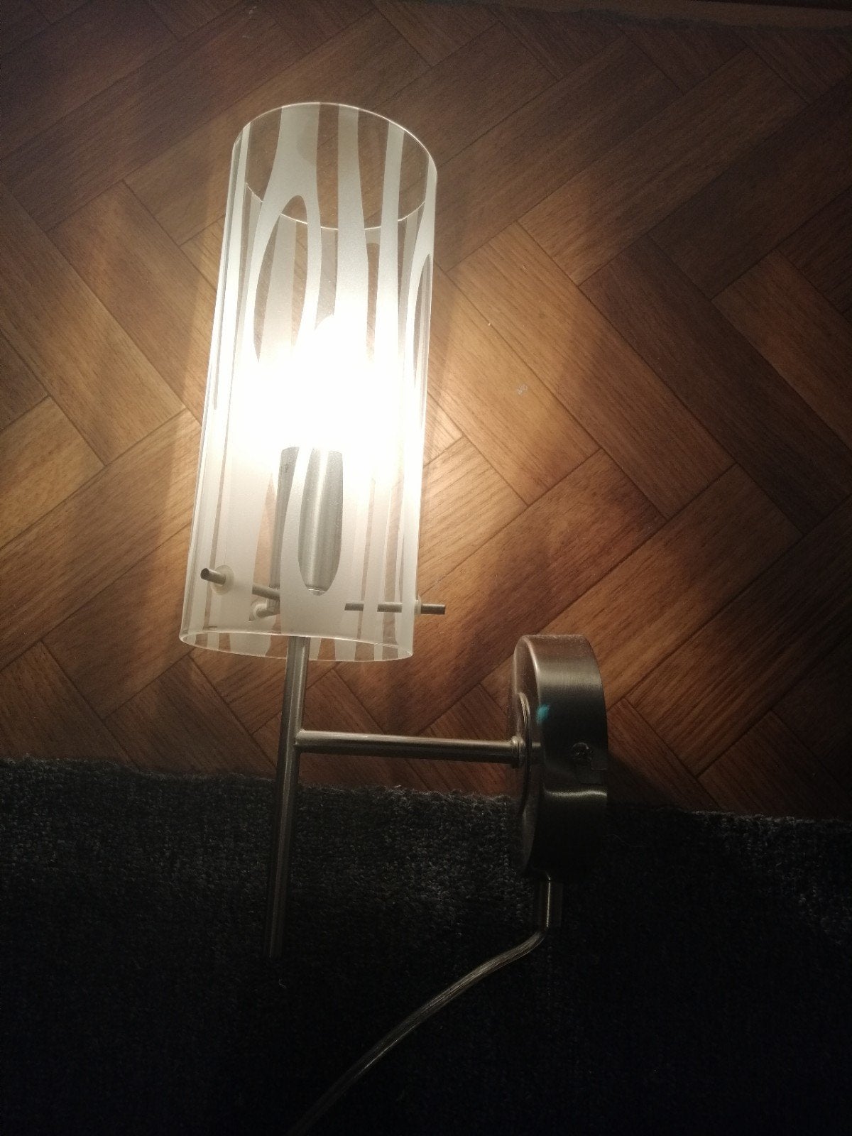 lamp voor tegen muur, Ophalen, Glas