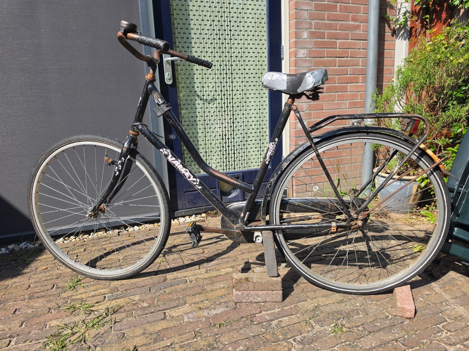 stadsfiets uitgaansfiets, Ophalen