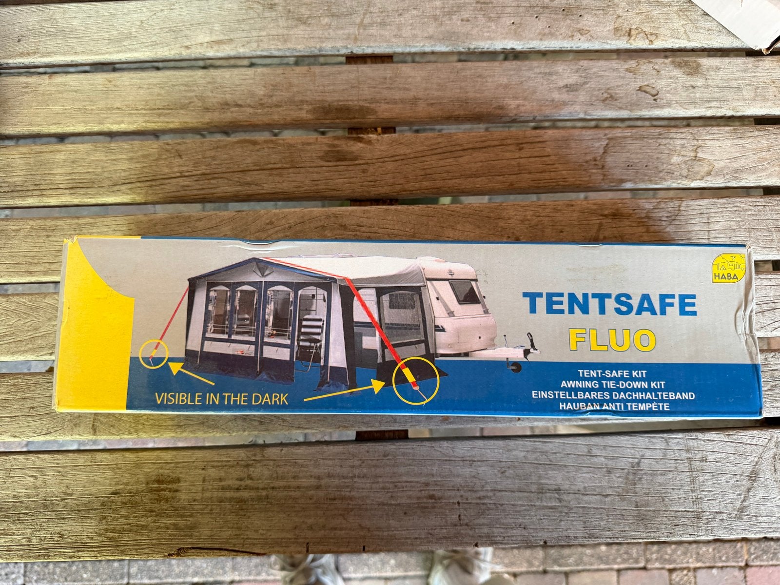 Stormband Tentsafe Fluo - Voor tenten tot 7,5m, Ophalen of Verzenden, Nieuw