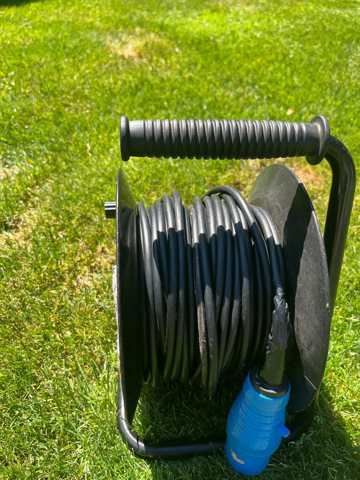 Kabelhaspel 25m voor camping of tuin, Ophalen, Gebruikt