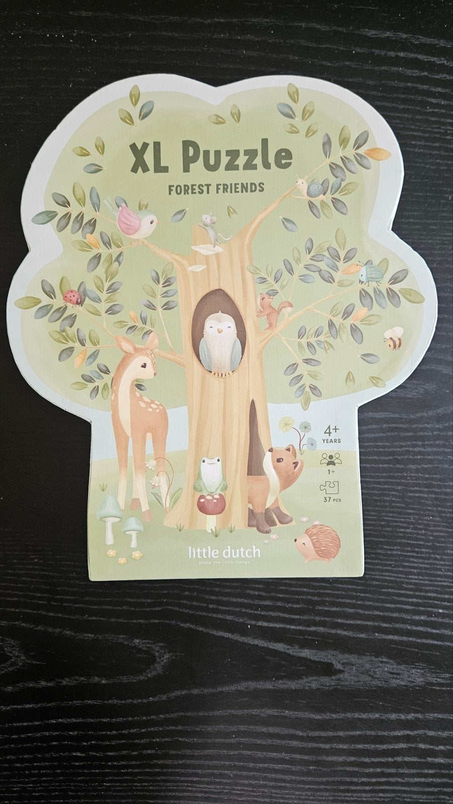 XL puzzel forest friends, Ophalen of Verzenden, 10 tot 50 stukjes, Zo goed als nieuw