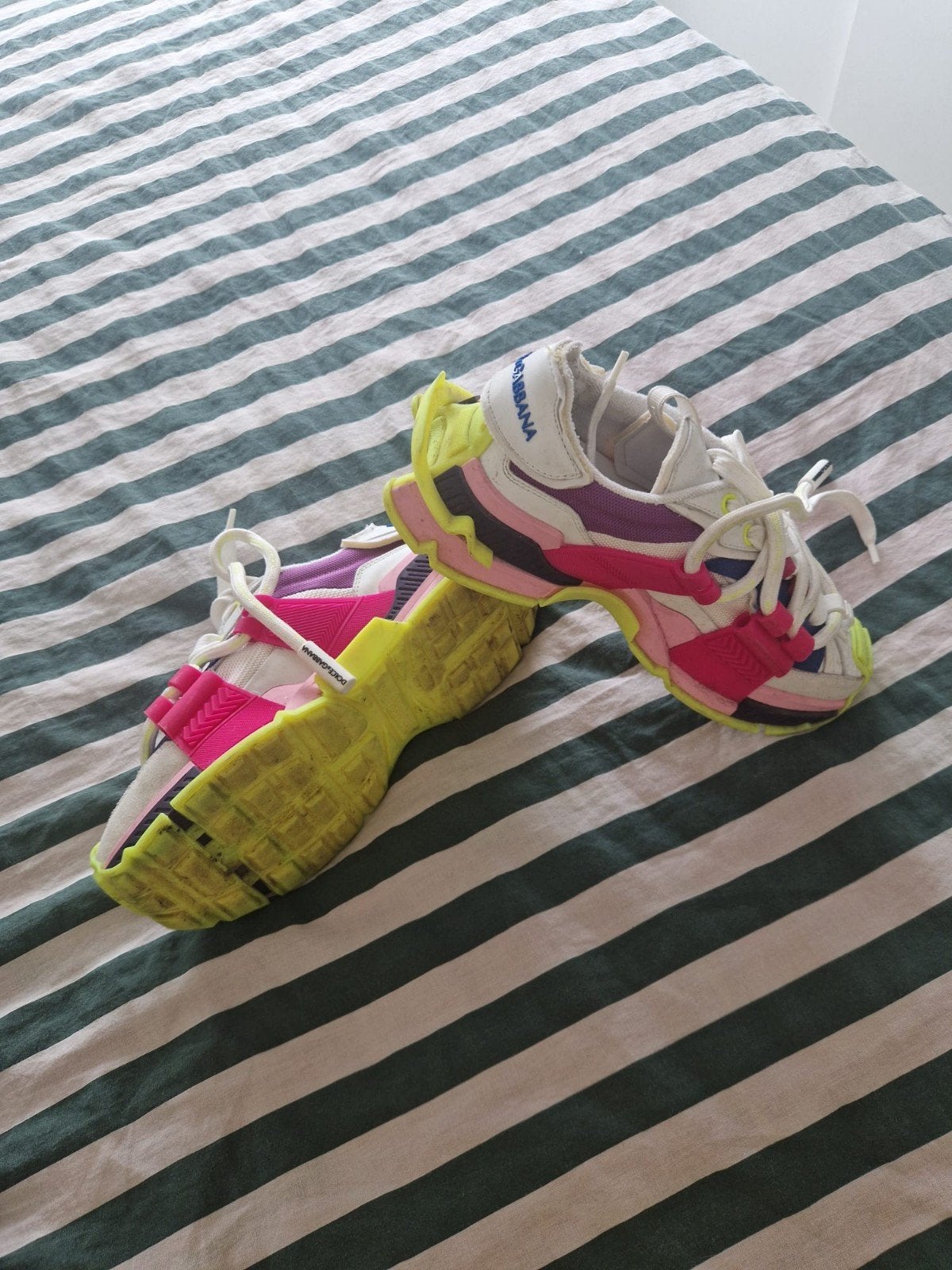 Dolce & Gabanna sneakers maat 35,5 - orgineel, Ophalen, Dolce & Gabbana, Wit, Sneakers of Gympen