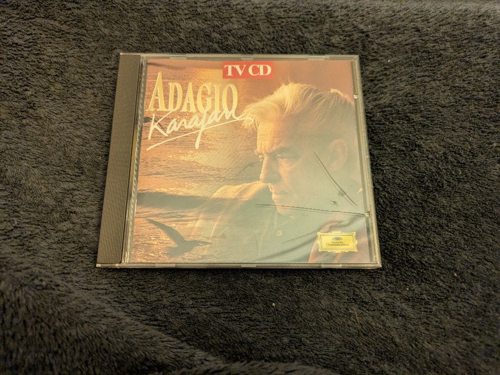 Adagio - Karajan - Deutsche Grammophon, Cd's en Dvd's, Ophalen of Verzenden, Classicisme, Gebruikt, Orkest of Ballet