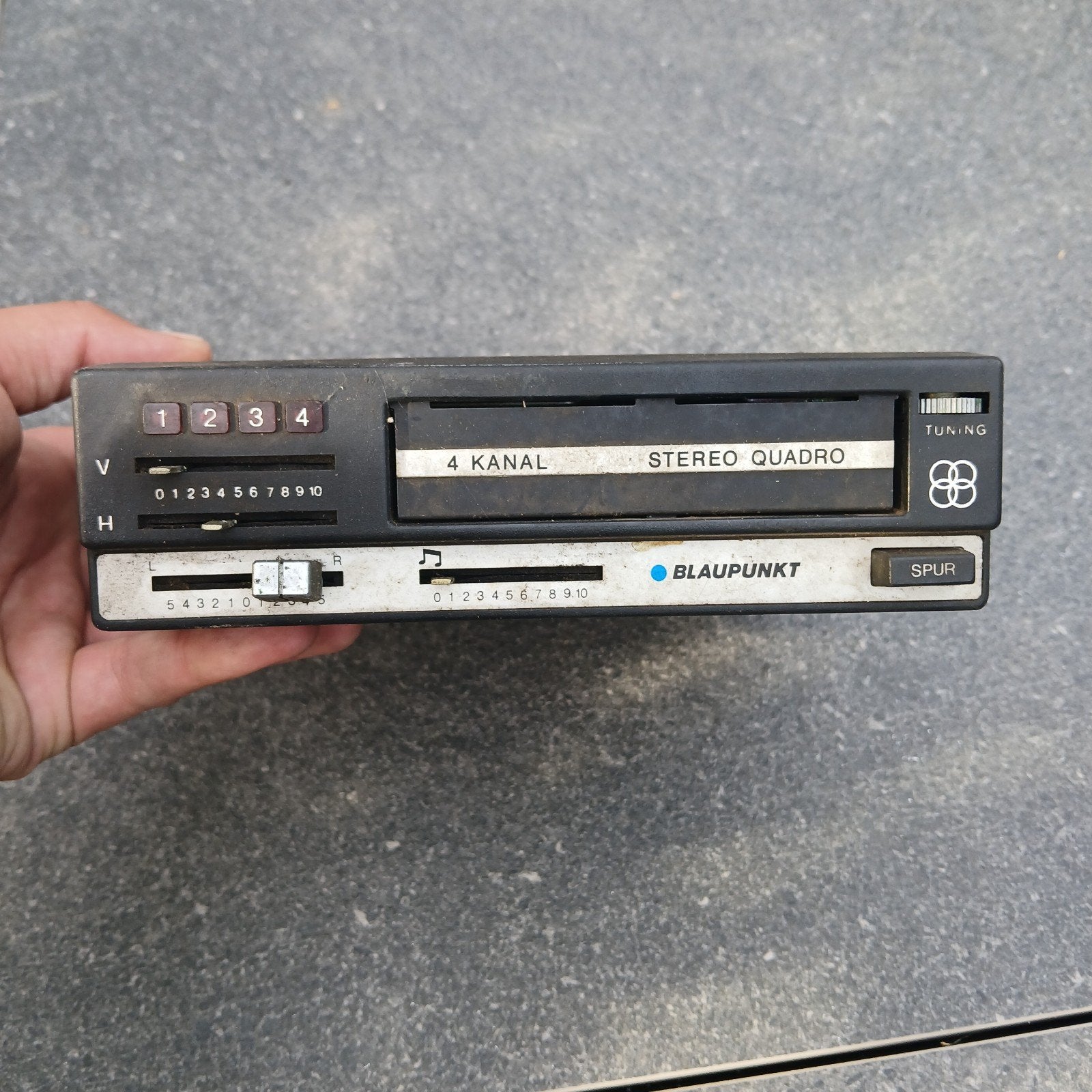 Vintage Blaupunkt Stereo Quadro 4-Kanal Versterker/Regelaar, Overige merken, Nickyvaneijk1990@gmail.com, Ophalen of Verzenden