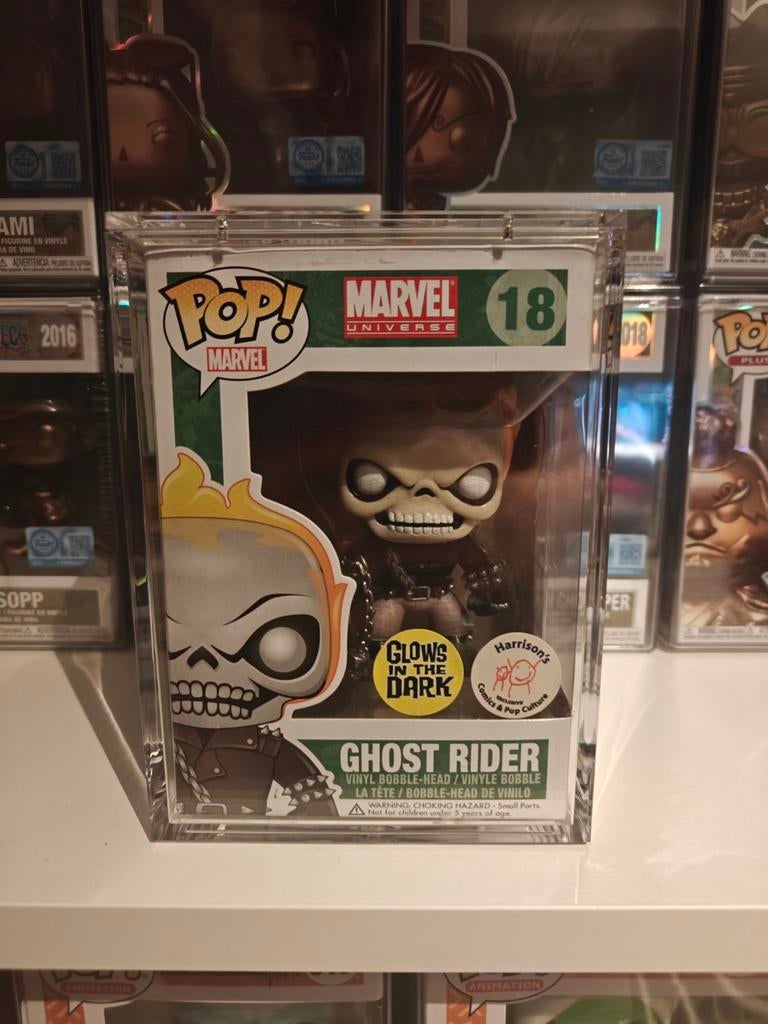 Funko OG ghostrider glow in the dark, Ophalen of Verzenden, Zo goed als nieuw