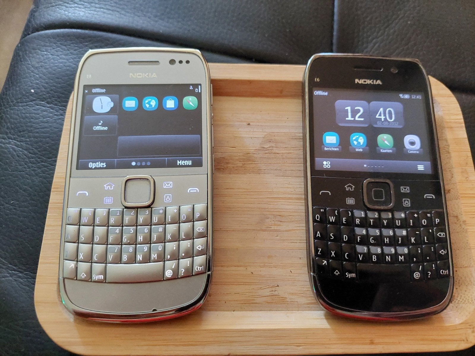 2 metalen Nokias met touchscreen werkend, Gebruikt, Ophalen of Verzenden, Klassiek of Candybar, Zonder simlock