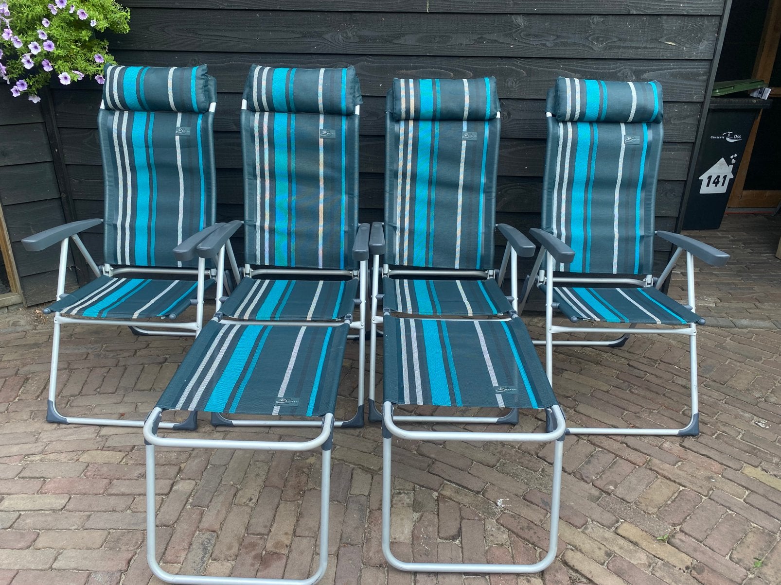 4 lichtgewicht stoelen, Ophalen, Zo goed als nieuw, Campingstoel