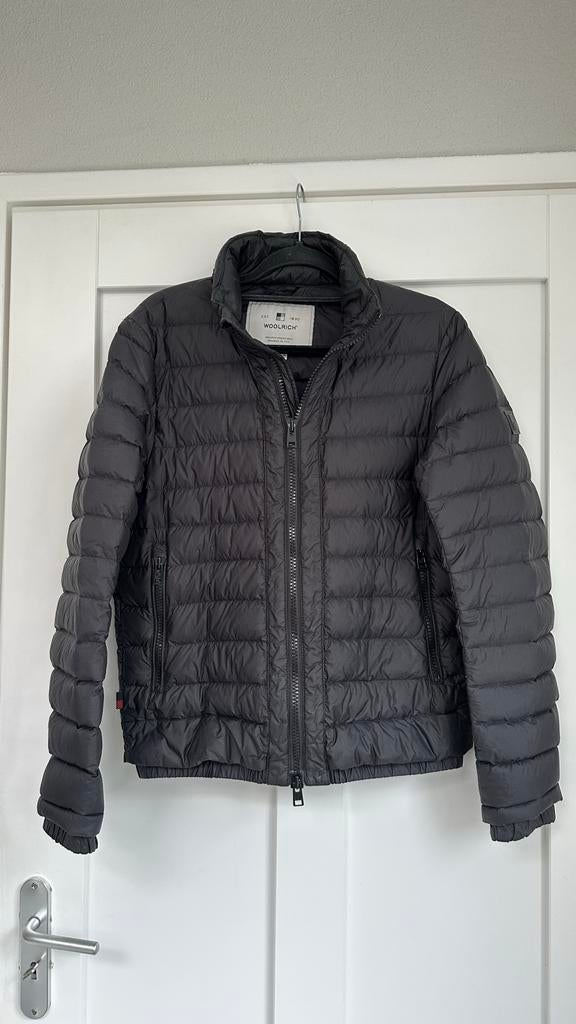 Woolrich tussenjas, maat S, Ophalen of Verzenden, Zo goed als nieuw, Maat 46 (S) of kleiner, Zwart