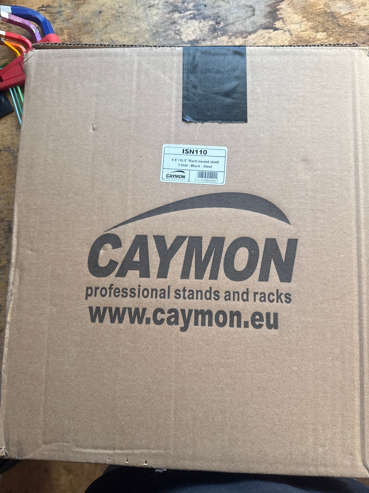 CAYMON ISN110 Rack mount shelf 9.5"/10.5" - Nieuw, Caymon, Instrumentstandaard, Caymon@caymon.com, Nieuw