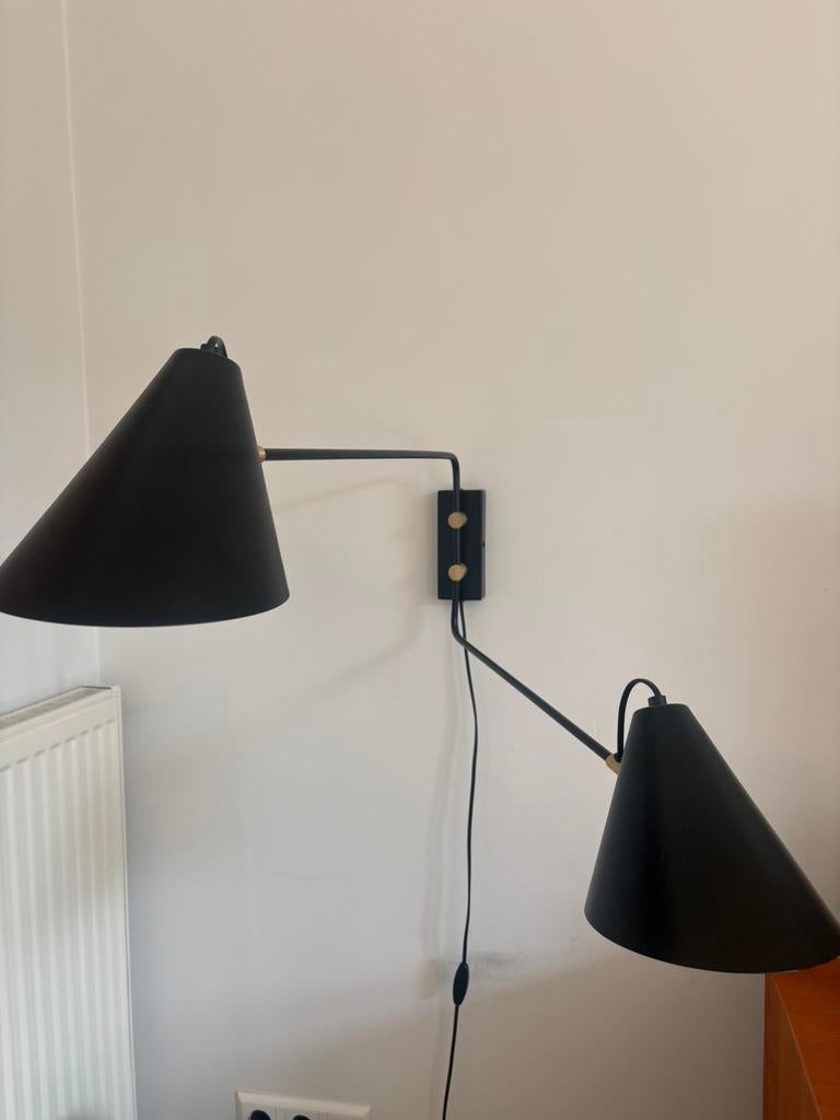 House Doctor Club wandlamp dubbele arm, Ophalen