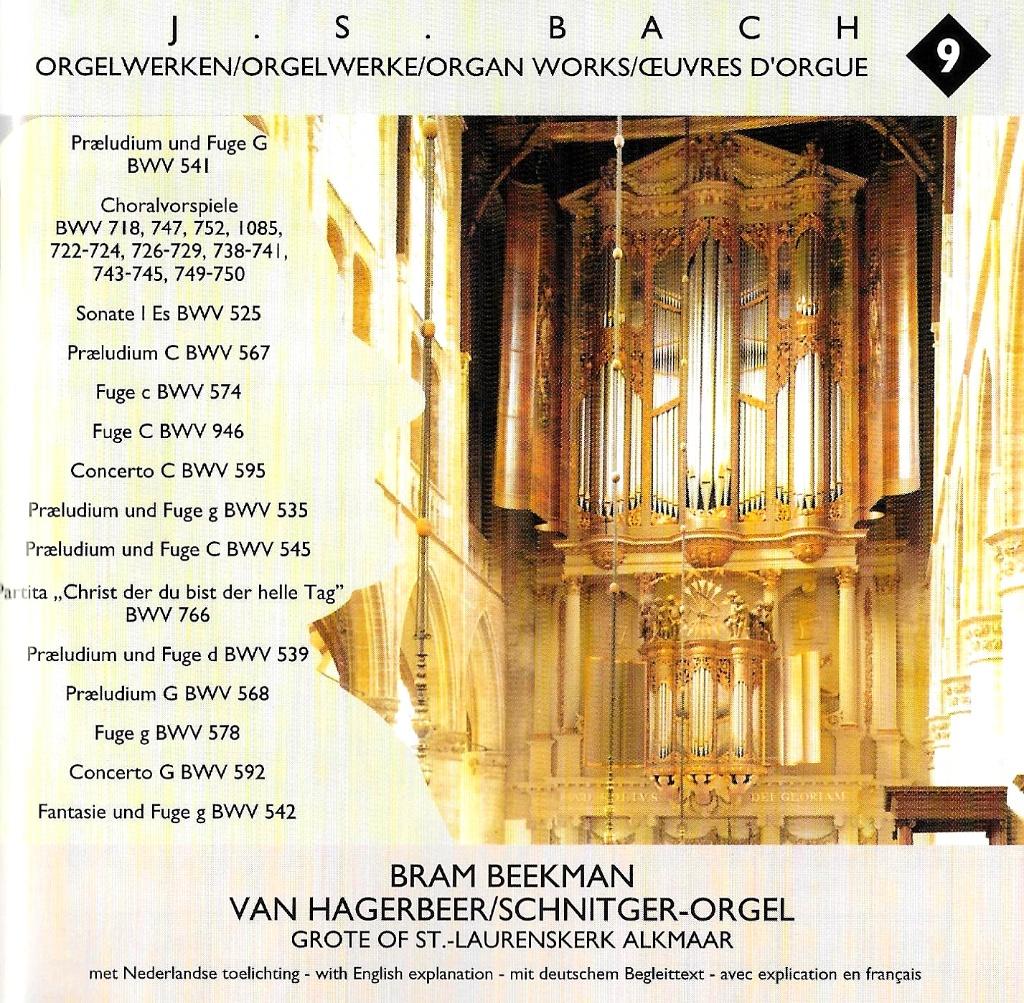 2CD - BRAM BEEKMAN / ORGEL - SCHNITGER ORGEL ALKMAAR., Cd's en Dvd's, Ophalen of Verzenden, Zo goed als nieuw, Koren of Klassiek