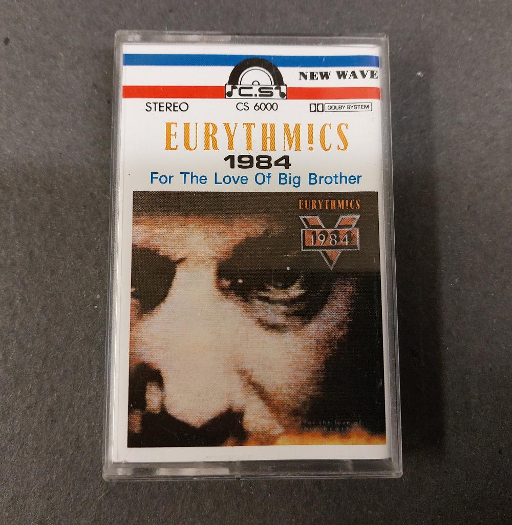Eurythmics CASSETTE SINGAPORE 1984, Gebruikt, Verzenden, 1 bandje, Voorbespeeld
