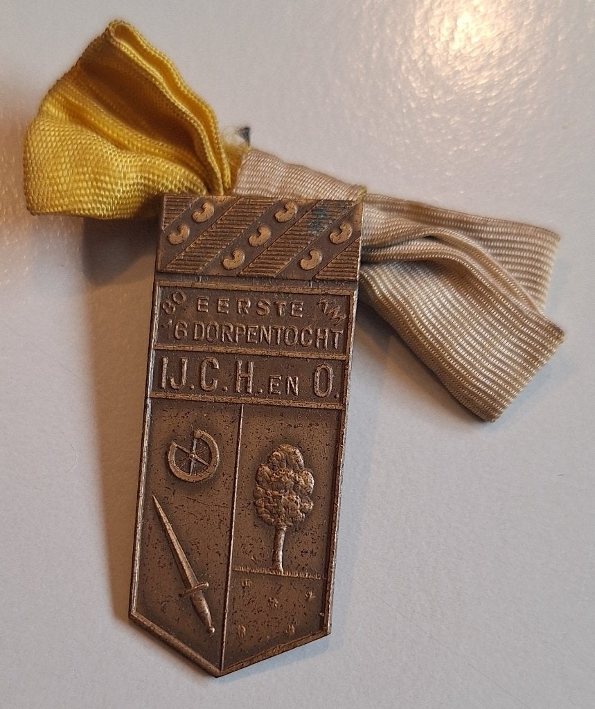 Zestiendorpentocht, medaille, 1941, Verzenden, Overige materialen, Nederland