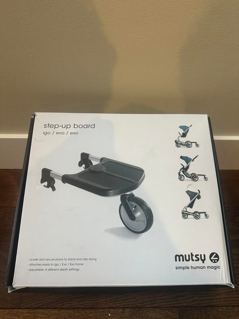 Mutsy step-up board voor de Igo /evo /exo, Kinderen en Baby's, Kinderwagens en Combinaties, Ophalen of Verzenden, Zo goed als nieuw