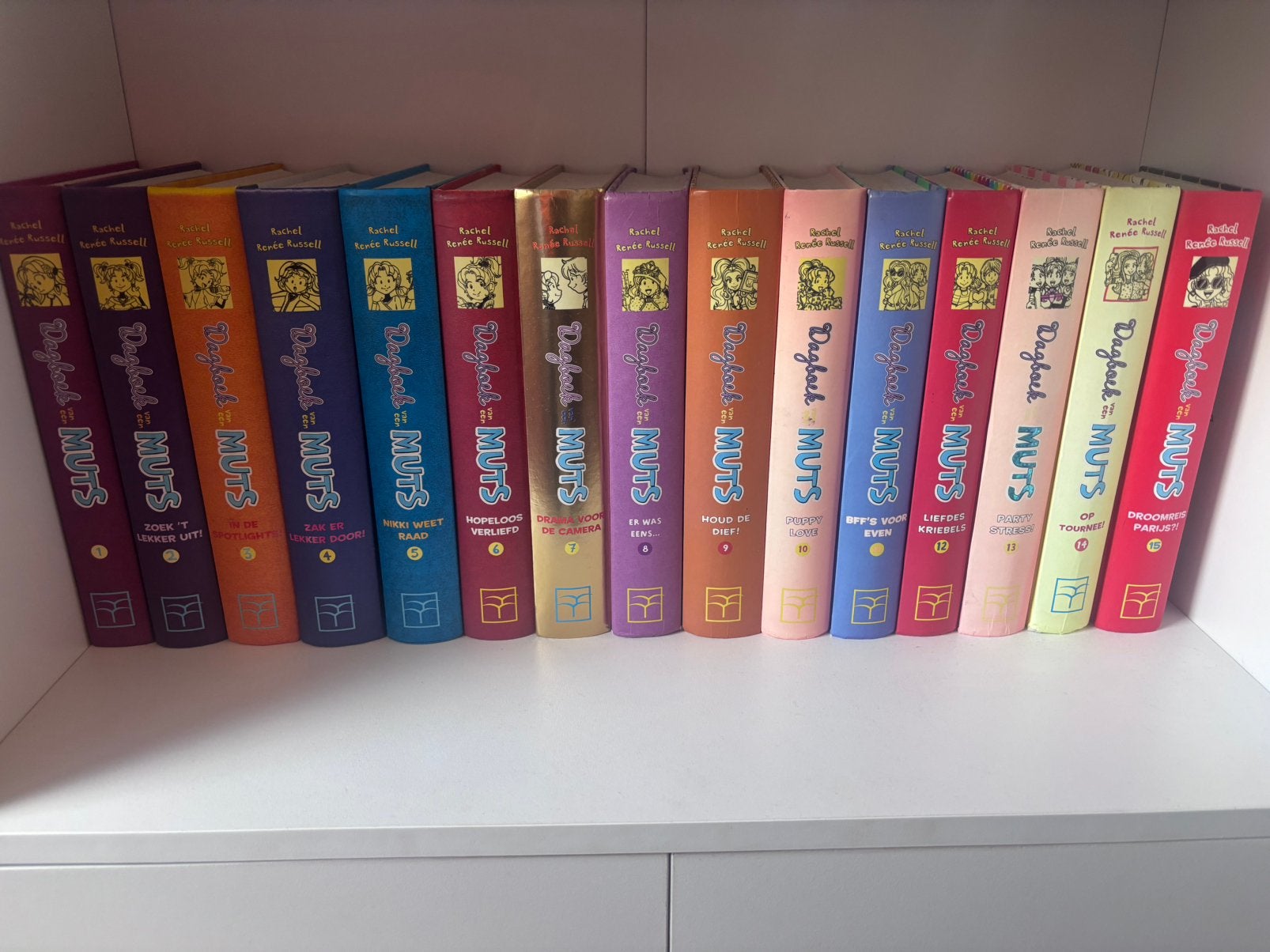 Dagboek van een muts. Complete serie 1 tm 15, Ophalen of Verzenden, Zo goed als nieuw