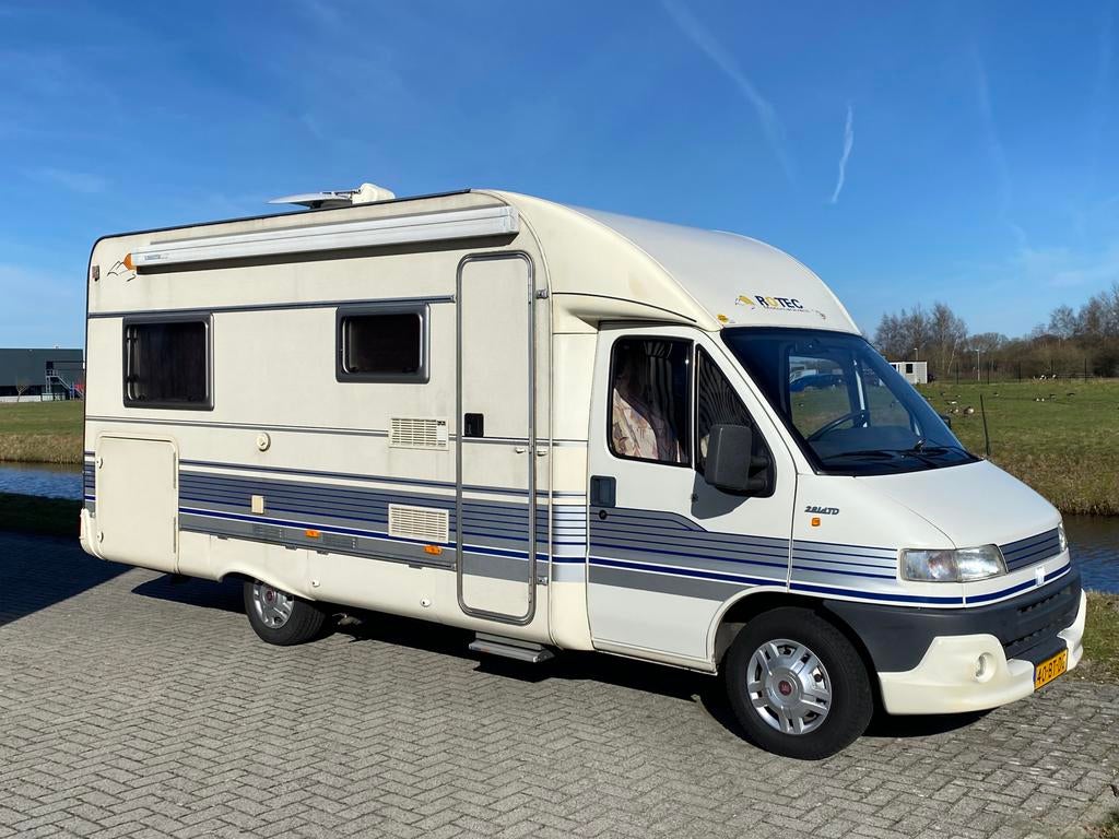 Camper TEC Rotec, Caravans en Kamperen, Campers, tot en met 4, Half-integraal, T.E.C., Fiat, 6 tot 7 meter, Diesel, Handgeschakeld