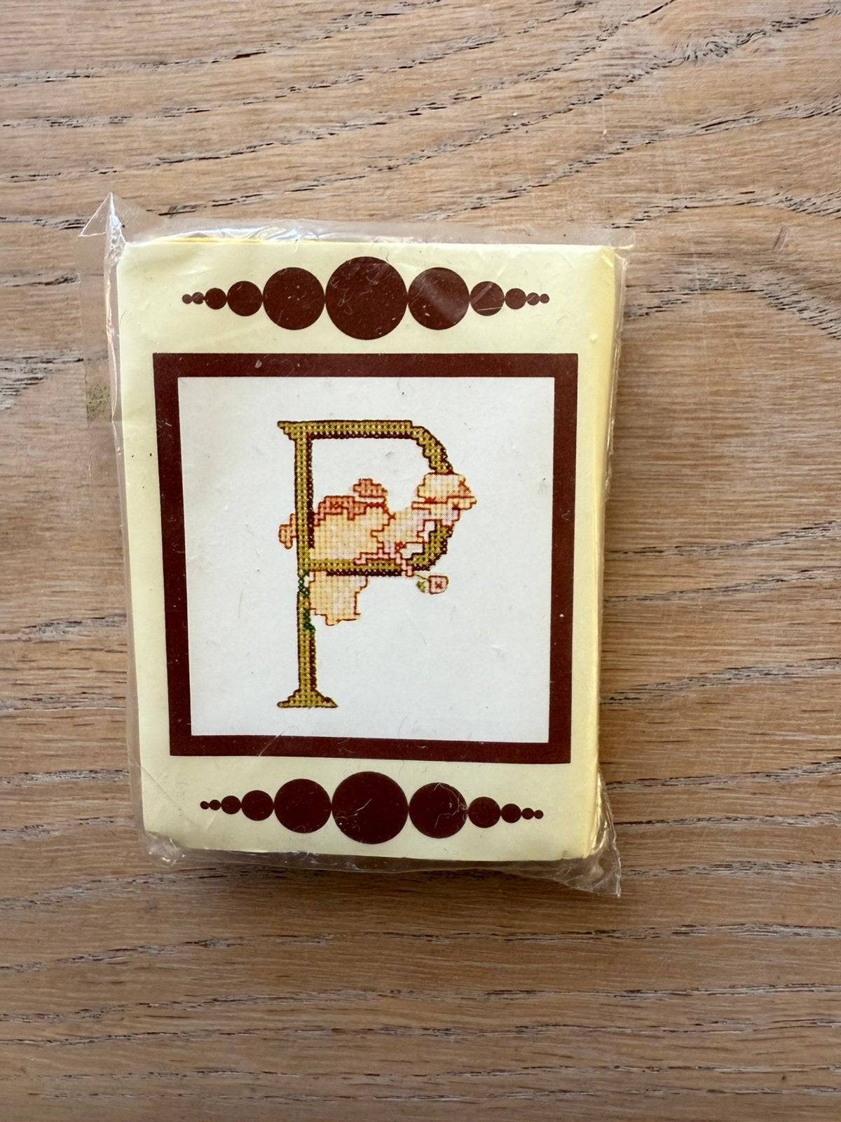 Vintage, retro borduurpakketje, Hobby en Vrije tijd, Ophalen of Verzenden, Zo goed als nieuw, Handborduren, Borduurpakket