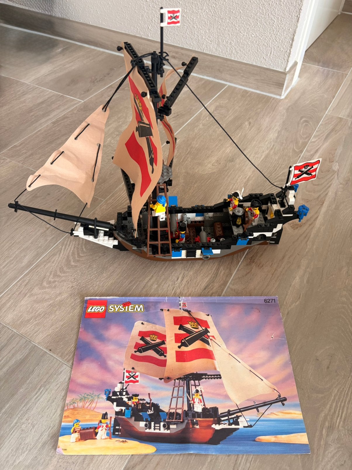 LEGO Pirates 6271 - Imperial Flagship (1992) met boekje, Ophalen of Verzenden, Gebruikt, Overige merken