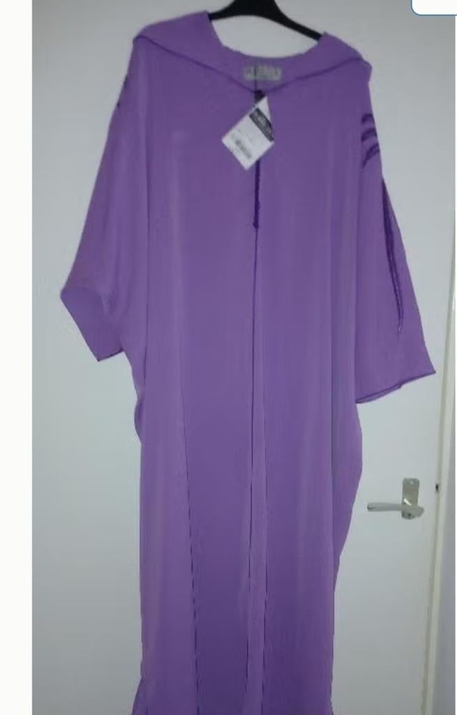 Marokkaanse jelaba, Kleding | Dames, Grote Maten, Ophalen of Verzenden, Nieuw, Paars, Jurk