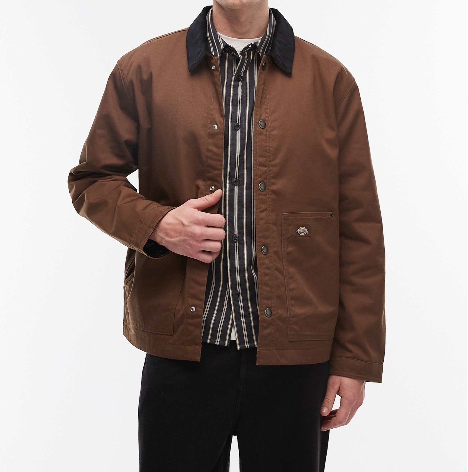 Dickies Bruine Oversized Jas Maat S, Kleding | Heren, Dickies, Bruin, Nieuw, Ophalen of Verzenden