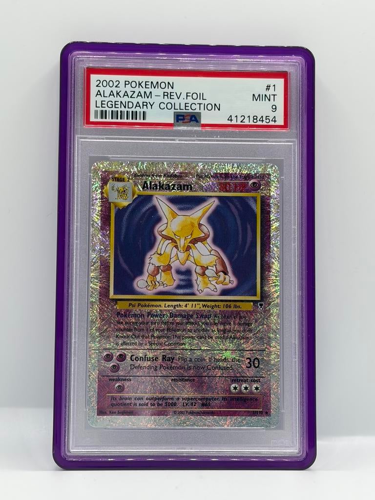 Alakazam legendary psa 9, Ophalen of Verzenden, Zo goed als nieuw