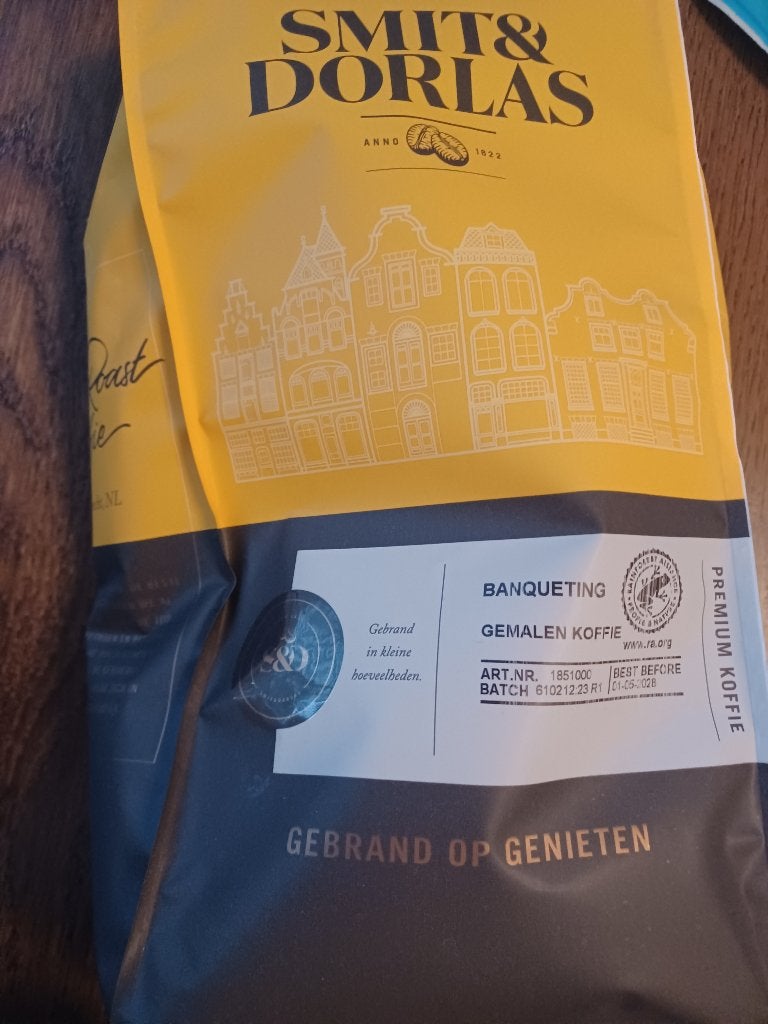 Smit & Dorlas koffiebonen pf gemalen koffie 1kg, Ophalen of Verzenden