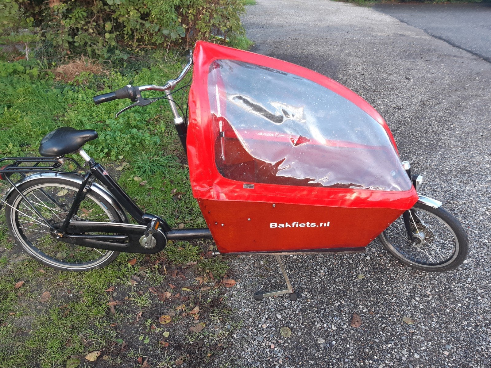 Bakfiets met huif, Fietsen en Brommers, Ophalen, Gebruikt, 4 kinderen of meer, Huif